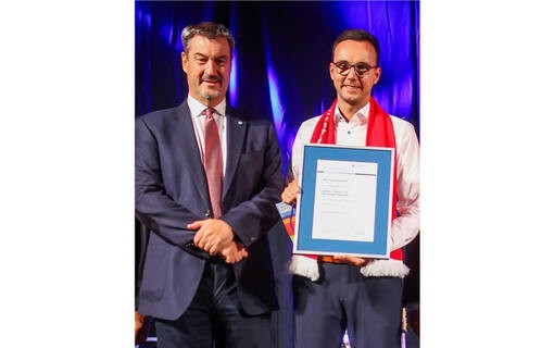 PCI customer honored as best young master craftsman in the tile, slab and mosaic laying trade in Upper Franconia