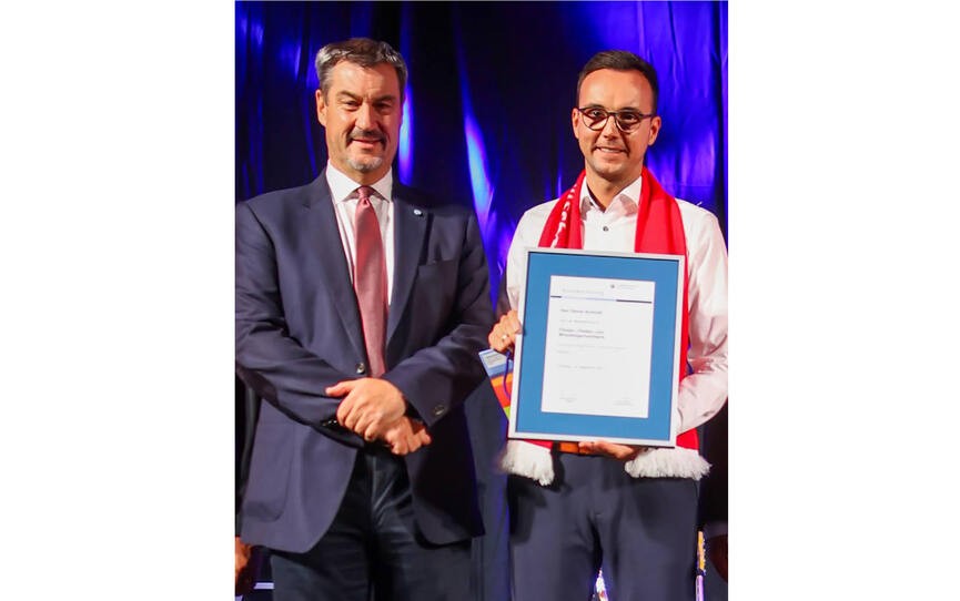 PCI customer honored as best young master craftsman in the tile, slab and mosaic laying trade in Upper Franconia